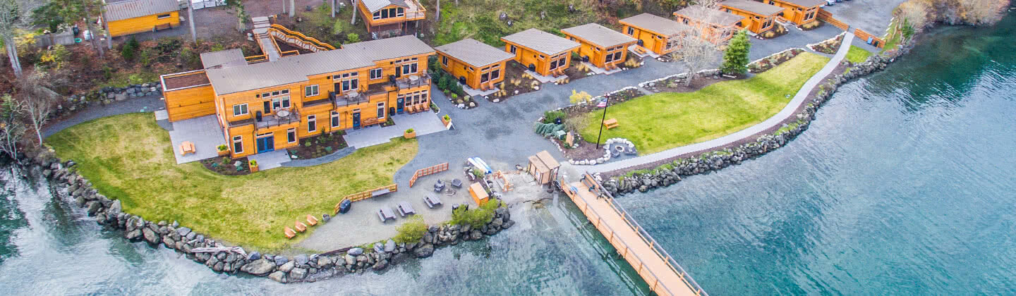 Snug Harbor Resort Arial Photo